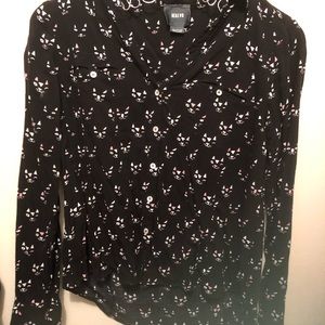 Cat themed button down